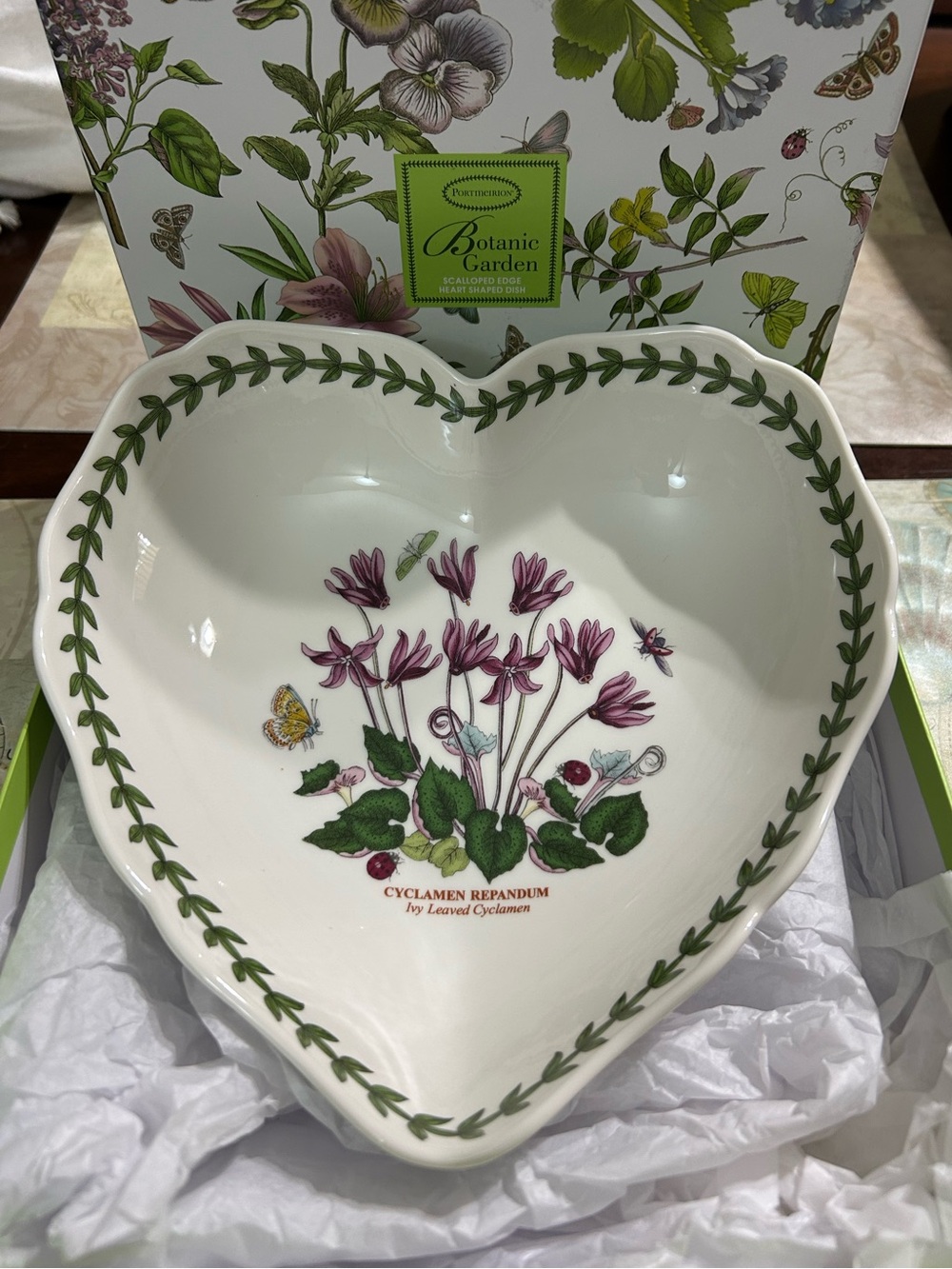 Portmeirion Botanic Garden Heart Shaped Dish